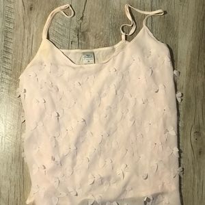 Baby pink Butterfly Tank